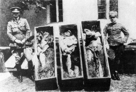 Oberschlesien, Mai/Juni 1921: von den Polen verstümmelte Deutsche