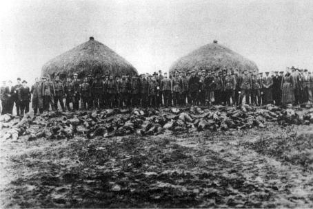 Massenhaft erschlagene und erschossene Volksdeutsche vor Warschau