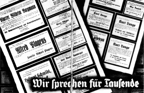 Wir sprechen für Tausende