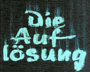 Die Aufl�sung