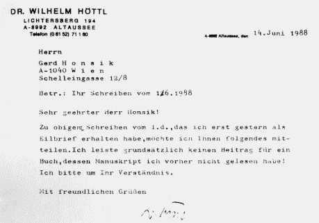 1. Brief Dr. H�ttls