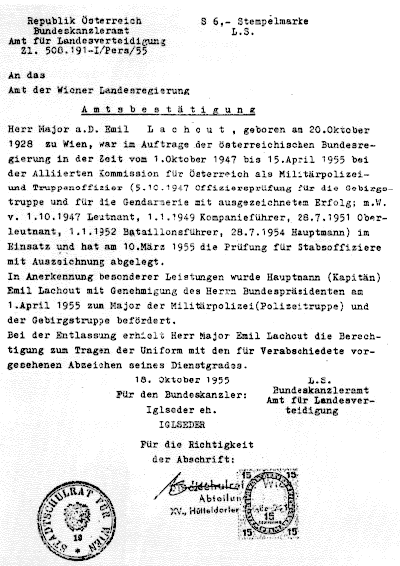 Amtsbest�tigung f�r Emil Lachout (41 KB)