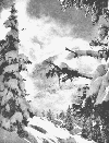 Steigende Nebel an der Alpspitze