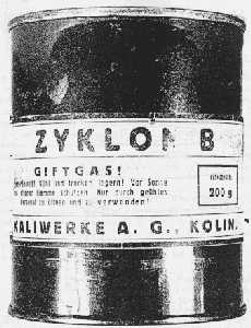 Zyklon B-Dosen von Kolin