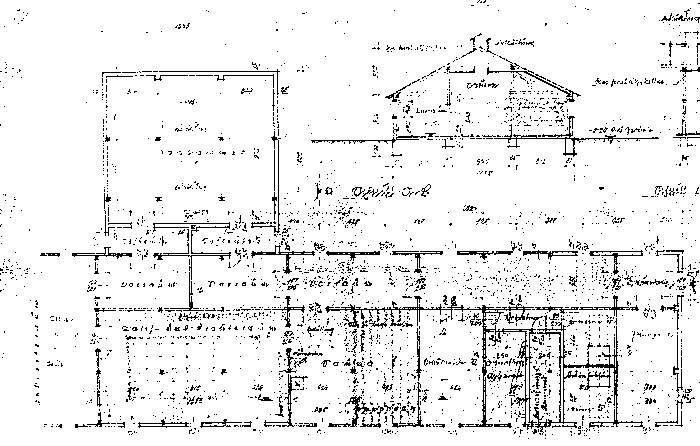 Bauplan Entlausungsgeb�ude Birkenau