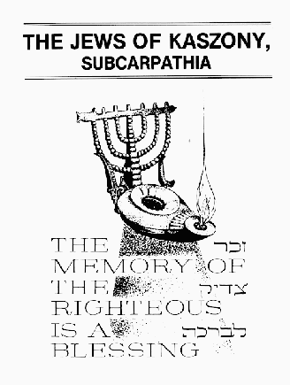 The Jews of Kaszony