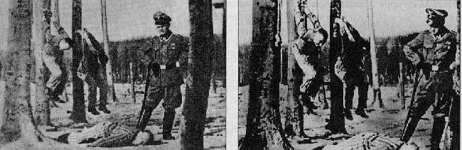 �Baumh�ngen im KZ Buchenwald�, gestellte Szene vom DDR-Fernsehen.