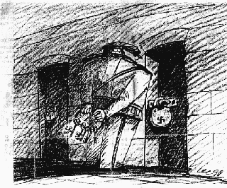 Karrikatur Berlingske Tidende, 31.1.1998