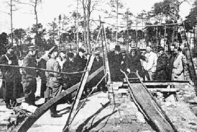Tr�mmer des Krematorium V in Auschwitz-Birkenau